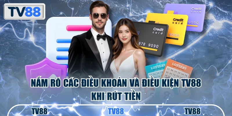 Nắm rõ các điều khoản và điều kiện TV88 khi rút tiền